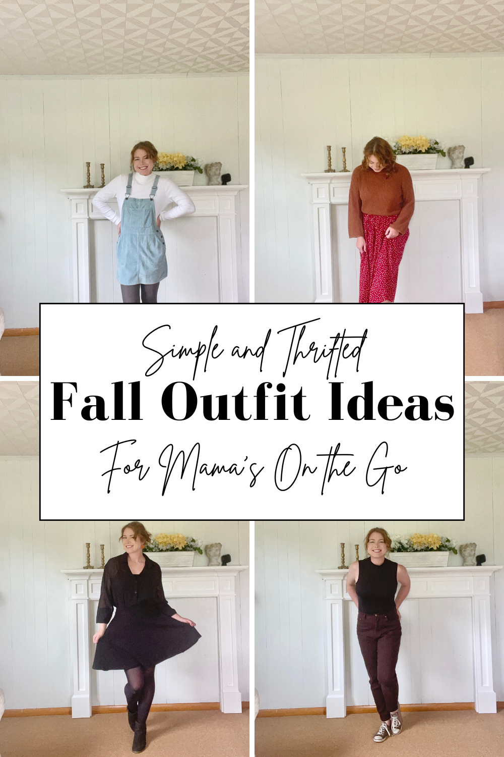 Simple and Thrifted Fall Outfit Ideas for Mamas on the Go